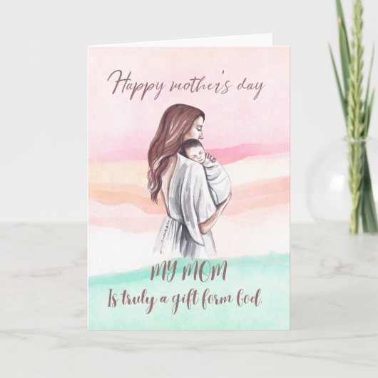 Mother’s Day Card for Mom Karte (Vorderseite)