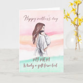 Mother’s Day Card for Mom Karte (Gelbe Blume)