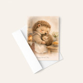 Mother’s Day Card – Hedgehog Cozy Embrace Karte
