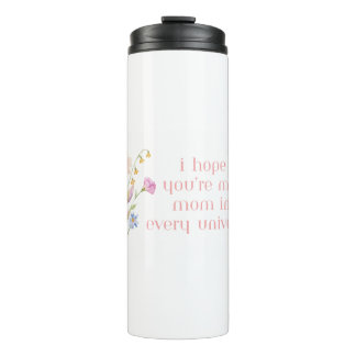 Mother’s Day Floral Tumbler with quote Thermosbecher