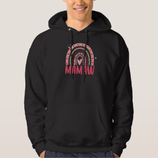 Mother’s Day Mamaw Rainbow For Grandma Mother Wome Hoodie