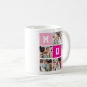 Mother’s Day Personalized Photo Collage Mug Kaffeetasse (VorderseiteRechts)