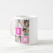 Mother’s Day Personalized Photo Collage Mug Kaffeetasse (Vorderseite Links)