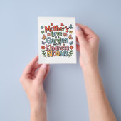 Mother’s Love Is A Garden Where Kindness Blooms Flyer (Gruppe)