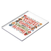 Mother’s Love Is A Garden Where Kindness Blooms Notizblock (Linke Seite)