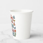 Mother’s Love Is A Garden Where Kindness Blooms Pappbecher (Links)