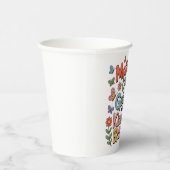 Mother’s Love Is A Garden Where Kindness Blooms Pappbecher (Rechts)