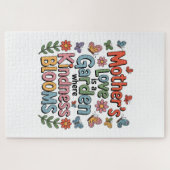 Mother’s Love Is A Garden Where Kindness Blooms Puzzle (Horizontal)