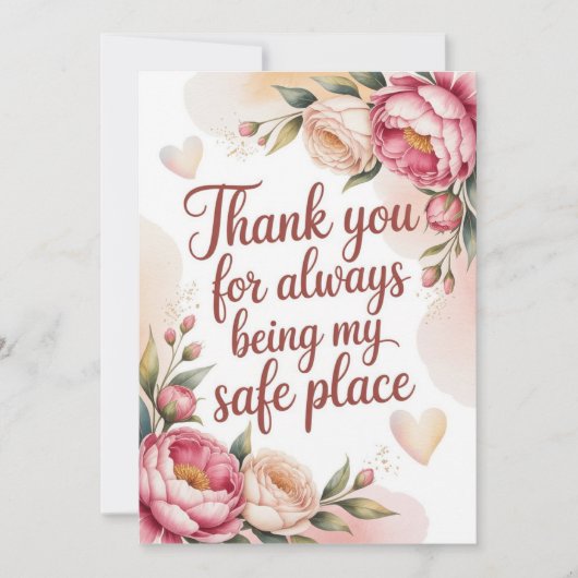 Mother’s Thank You Card Dankeskarte (Vorderseite)