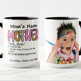 Mother Saint Superwoman Anpassbares Foto Tasse