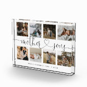 Mother Sons Heart Script | Foto Grid Collage (Rechts)