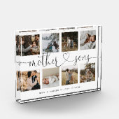 Mother Sons Heart Script | Foto Grid Collage (Links)