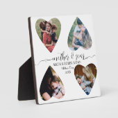 Mother Sons Script-Liebe Keepake Geschenkkollektio Fotoplatte (Vorderseite)