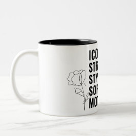 MOTHER. STYLISH. STRONG. SOFT. ICONIC. ZWEIFARBIGE TASSE