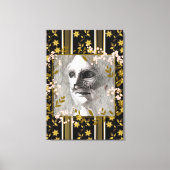 Mother - The Women in Mask / BW Leinwanddruck (Vorderseite)