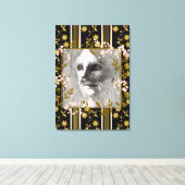 Mother - The Women in Mask / BW Leinwanddruck (Insitu (Holzboden))