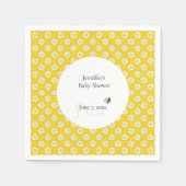 Mother-to-Bee Baby Shower Serviette (Vorderseite)