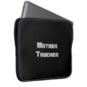 Mother Trucker cooler Text Laptopschutzhülle (Vorne Rechts)