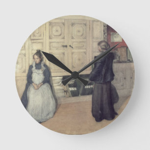 Mother und Child, 1903 Runde Wanduhr