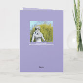 Mother Watched Over Us /HAPPY MOTHER'S DAY Karte (Rückseite)