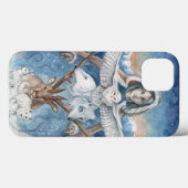 "Mother Winter" Original Art iPhone Case (Rückseite (Horizontal))