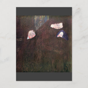 Mother with Children by Gustav Klimt Postkarte