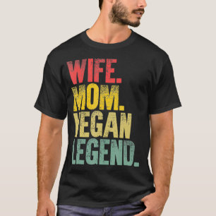 Mother Women Funny Ehefrau Mama Vegan T-Shirt