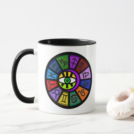 MOTHER ZODIAC'S UNIVERSE TASSE (Mit Donut)