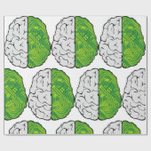 Motherboard-Brain Geschenkpapier (Flach)