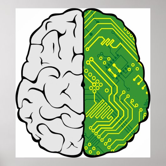 Motherboard-Brain Poster (Vorne)