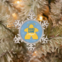 Motherboard Game Angel Logo Snowflake Ornament
