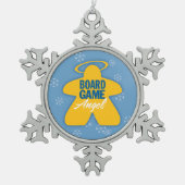 Motherboard Game Angel Logo Snowflake Ornament (Vorderseite)
