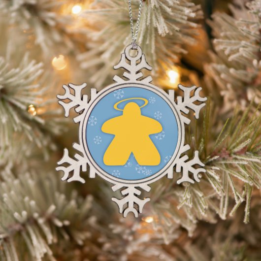 Motherboard Game Angel Snowflake Ornament (Baum)