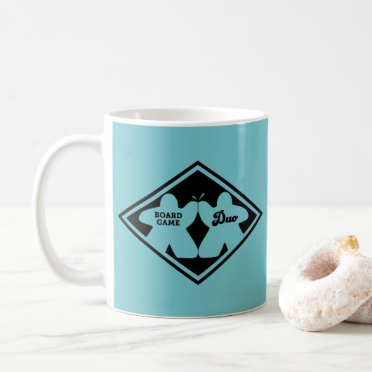 Motherboard Game Duo Black Frame Tasse (Mit Donut)