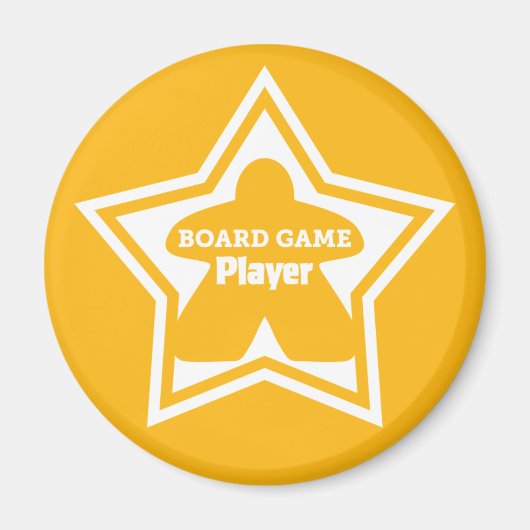 Motherboard Game Player White Frame Magnet (Vorne)