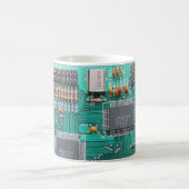 Motherboard, Leiterplatte-Foto, Computer-Nerd Tasse (Mittel)
