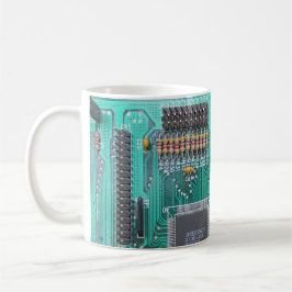Motherboard, Leiterplatte-Foto, Computer-Nerd Tasse