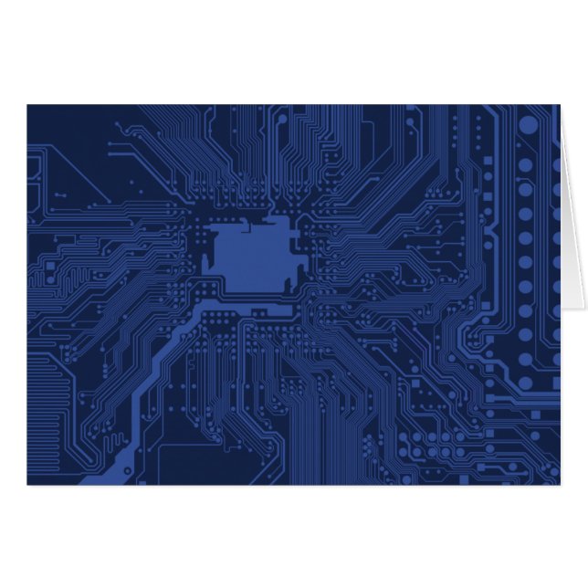 Motherboard-Muster von Blue Geek (Vorderseite (Horizontal))