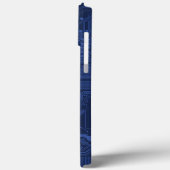 Motherboard-Muster von Blue Geek Case-Mate iPhone Hülle (Rückseite / Links)