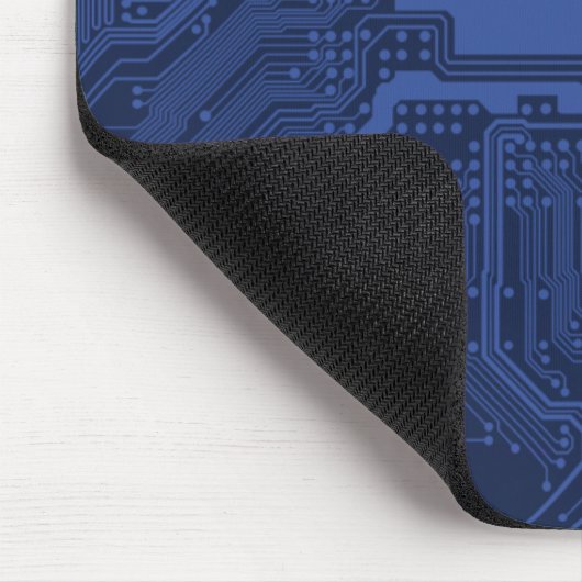Motherboard-Muster von Blue Geek Mousepad (Ecke)