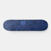 Motherboard-Muster von Blue Geek Skateboard (Horizontal)
