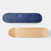 Motherboard-Muster von Blue Geek Skateboard (Horizontal)