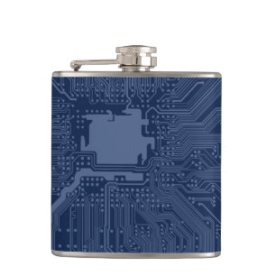 Motherboard-Schaltmuster für Blaugrippe Flachmann