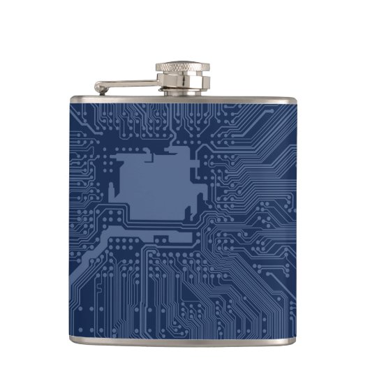 Motherboard-Schaltmuster für Blaugrippe Flachmann (Vorderseite)