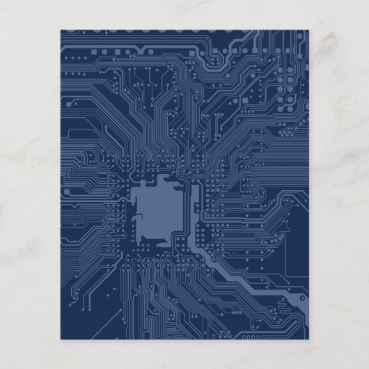 Motherboard-Schaltmuster für Blaugrippe Flyer (Vorne)