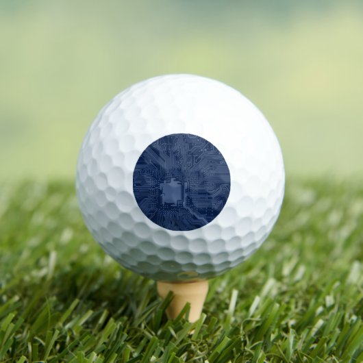 Motherboard-Schaltmuster für Blaugrippe Golfball (Insitu T-Shirt)