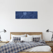 Motherboard-Schaltmuster für Blaugrippe Leinwanddruck (Insitu (Schlafzimmer))
