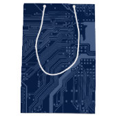 Motherboard-Schaltmuster für Blaugrippe Mittlere Geschenktüte (Rückseite)