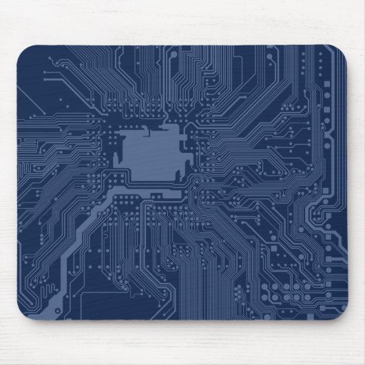Motherboard-Schaltmuster für Blaugrippe Mousepad (Vorne)