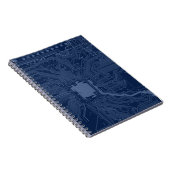 Motherboard-Schaltmuster für Blaugrippe Notizblock (Rechte Seite)